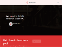 Tablet Screenshot of cheshireav.com